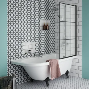 Monza 1700 x 800 Double Ended Free Standing Back To Wall Bath